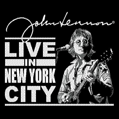John Lennon Live In New York City Woven Patch Front