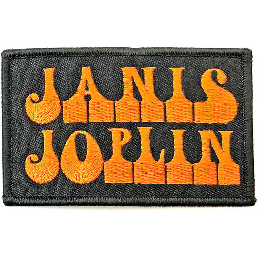 Janis Joplin Logo Woven Patch Front