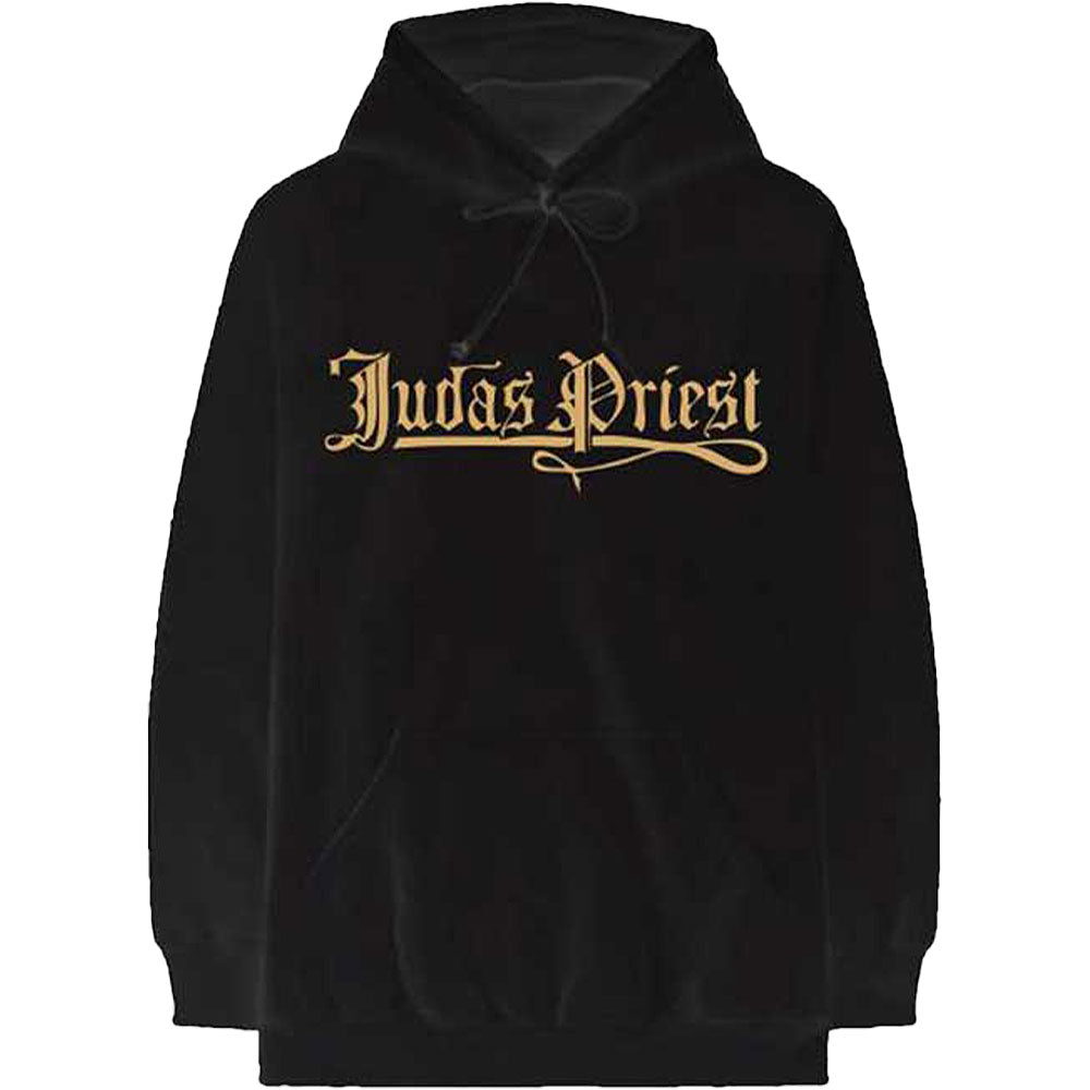 Judas Priest Sin After Sin Logo & Album Cover Hooded Sweatshirt Front