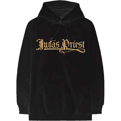 Judas Priest Sin After Sin Logo & Album Cover Hooded Sweatshirt Front