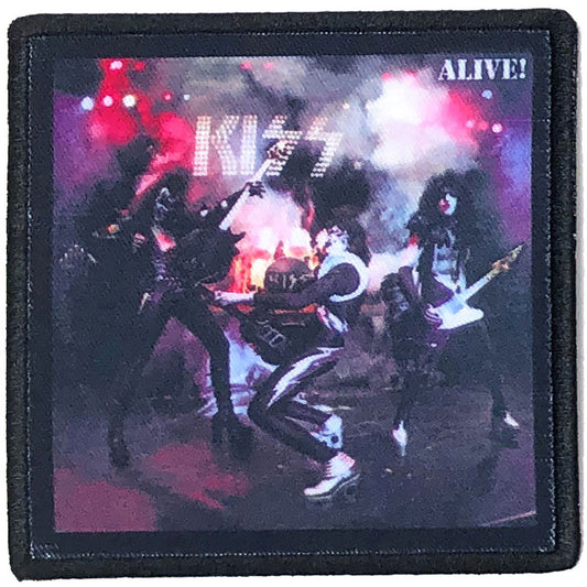 KISS Alive! Woven Patch Front