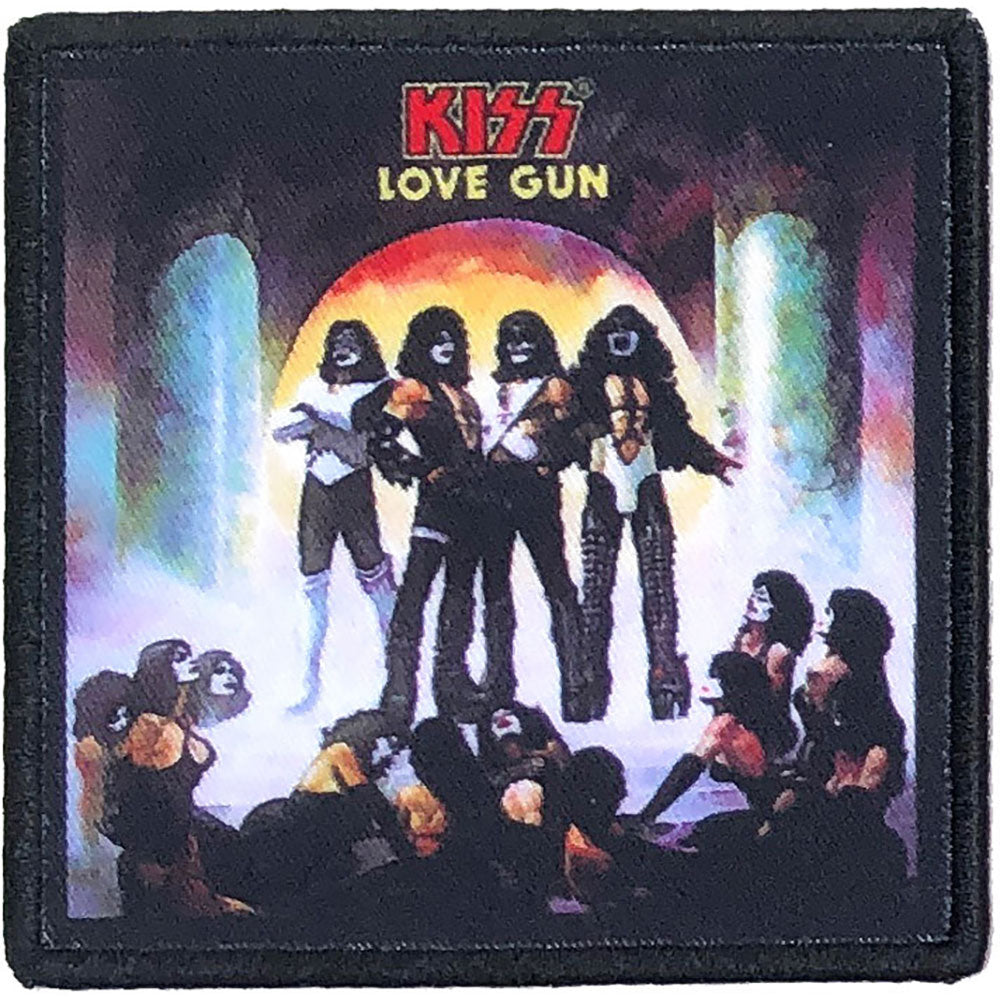 KISS Love Gun Woven Patch Front
