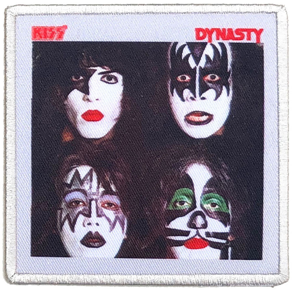 KISS Dynasty Woven Patch Front