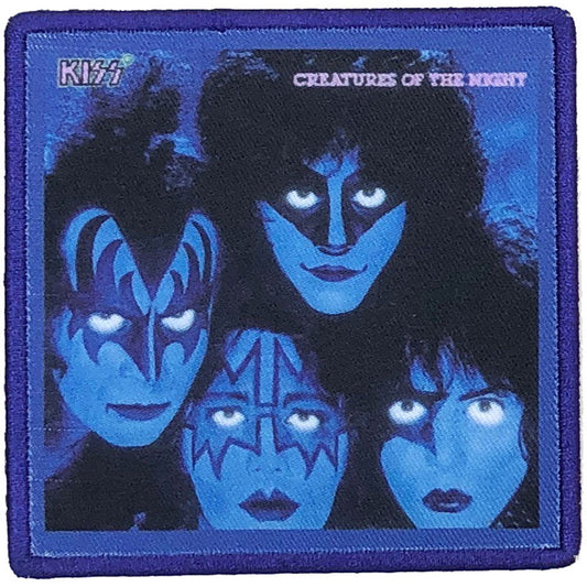 KISS Creatures Of The Night Woven Patch Front