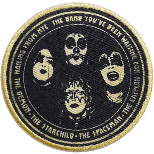 KISS Hailing From Nyc Woven Patch Front