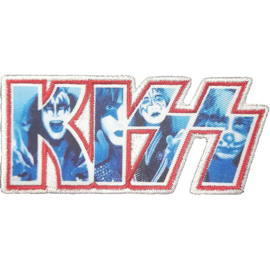 KISS Infill Logo Woven Patch Front