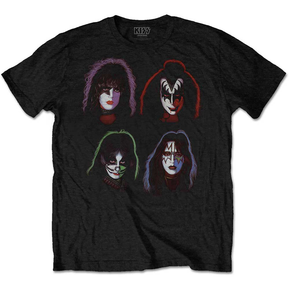 KISS Faces T-shirt Front