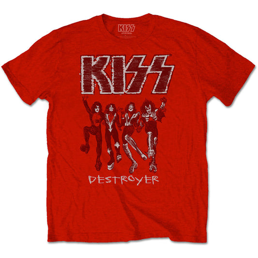 KISS Destroyer Sketch T-shirt Front