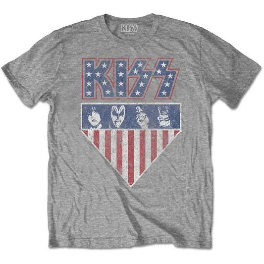 KISS Stars And Stripes T-shirt Front