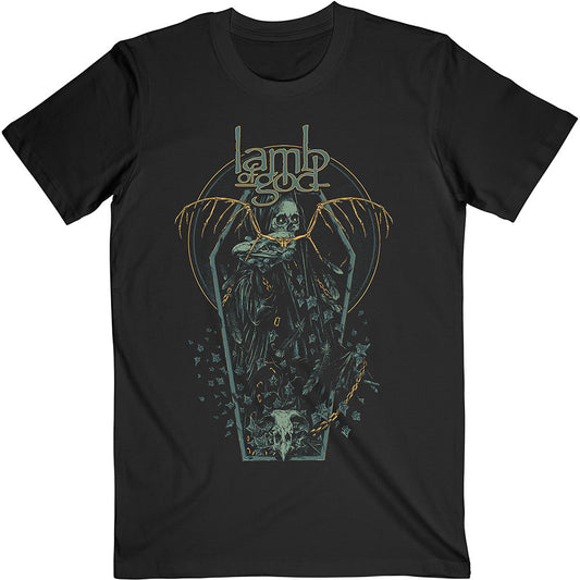 Lamb Of God Coffin Kopia T-shirt Front