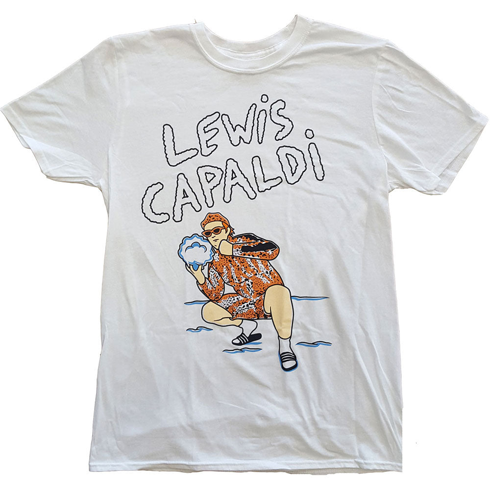 Lewis Capaldi Snow Leopard T-shirt Front