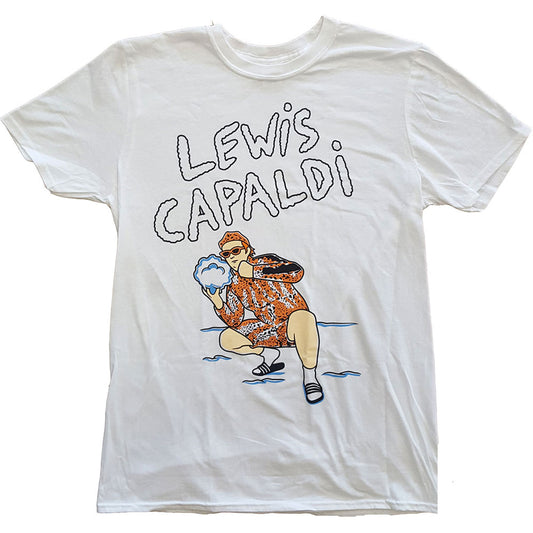 Lewis Capaldi Snow Leopard T-shirt Front