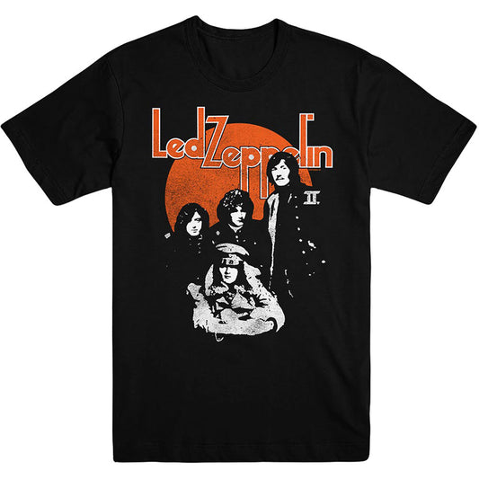 Led Zeppelin Orange Circle T-shirt Front