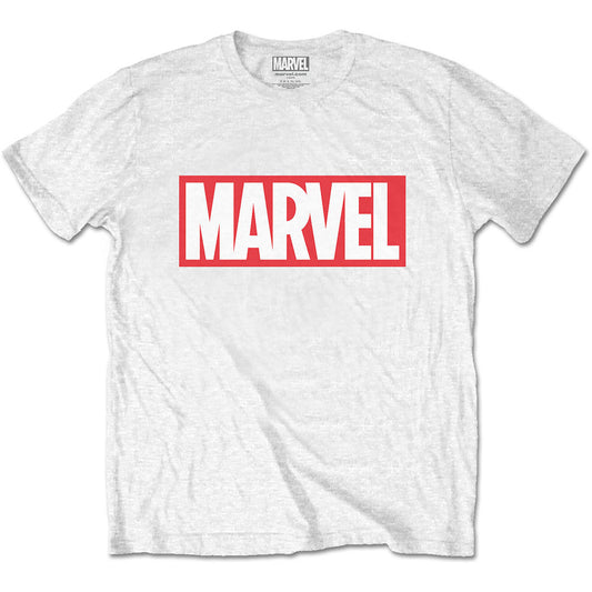 Marvel Comics Marvel Box Logo T-shirt Front