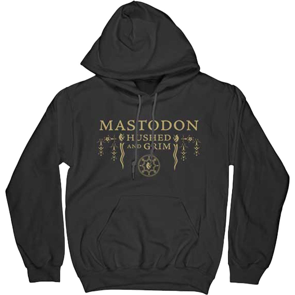 Mastodon Hushed & Grim Cover Hooded Sweatshirt Front