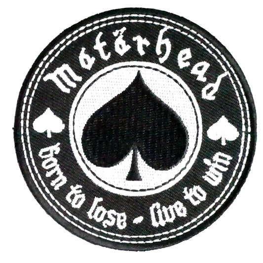 Motorhead Born To Love, Live To Win Woven Patch Front