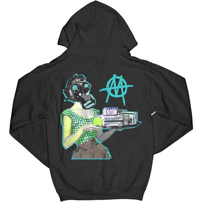 Ministry Moral Hygiene Gasmask Hooded Sweatshirt Back