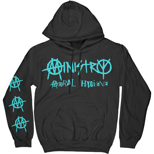 Ministry Moral Hygiene Gasmask Hooded Sweatshirt Front