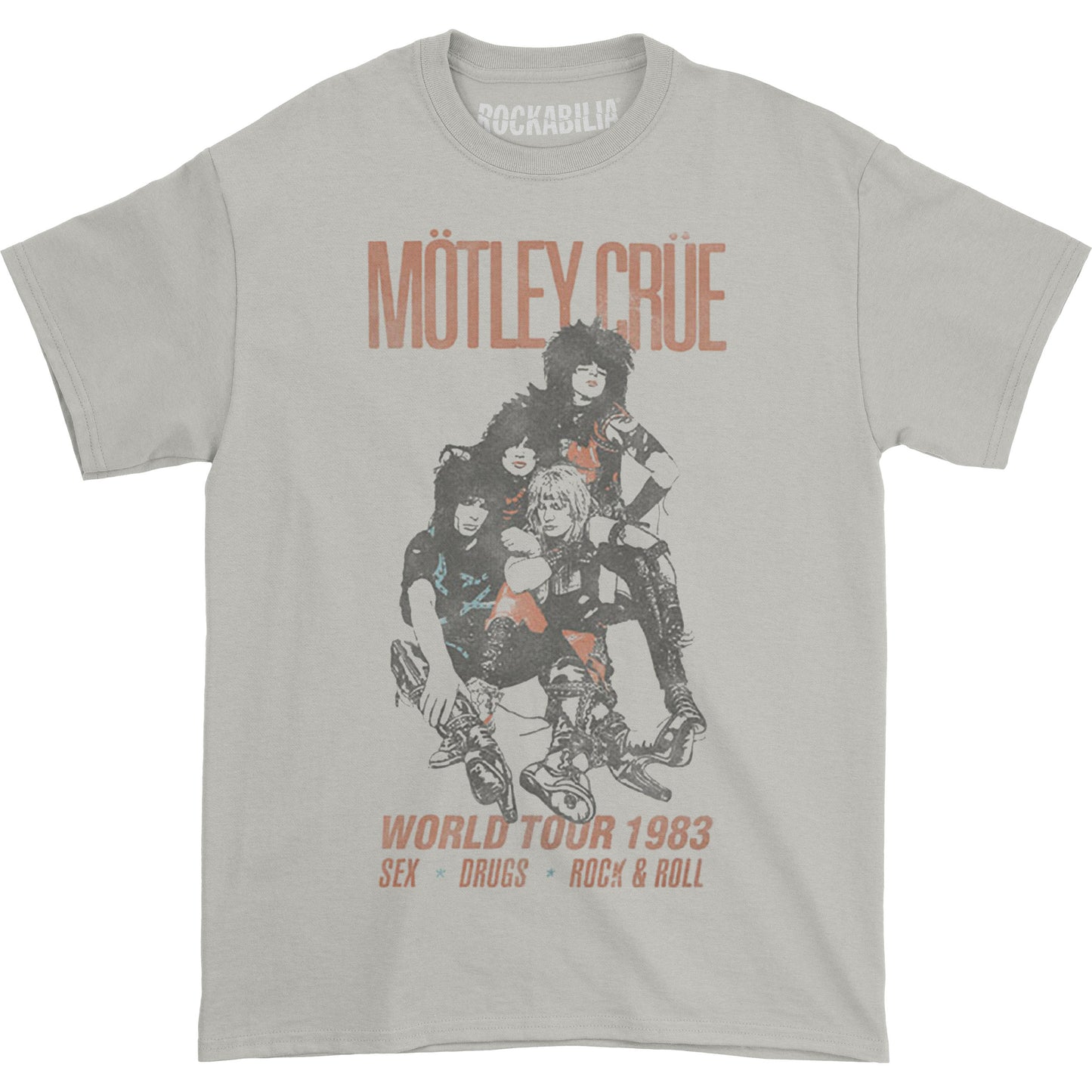 Motley Crue World Tour Vintage T-shirt Front