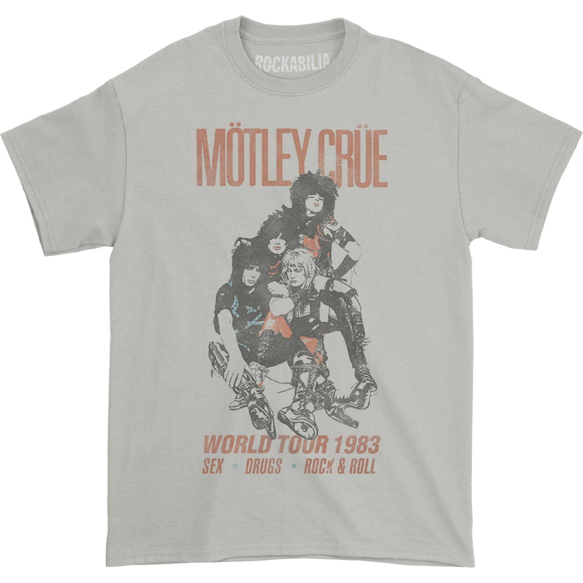 Motley Crue World Tour Vintage T-shirt Front
