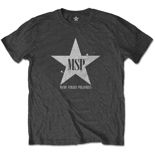 Manic Street Preachers Classic Distressed Star T-shirt Front