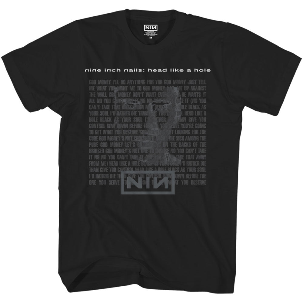 Nine Inch Nails Head Like A Hole T-shirt Front