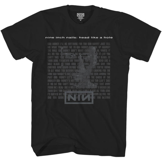 Nine Inch Nails Head Like A Hole T-shirt Front