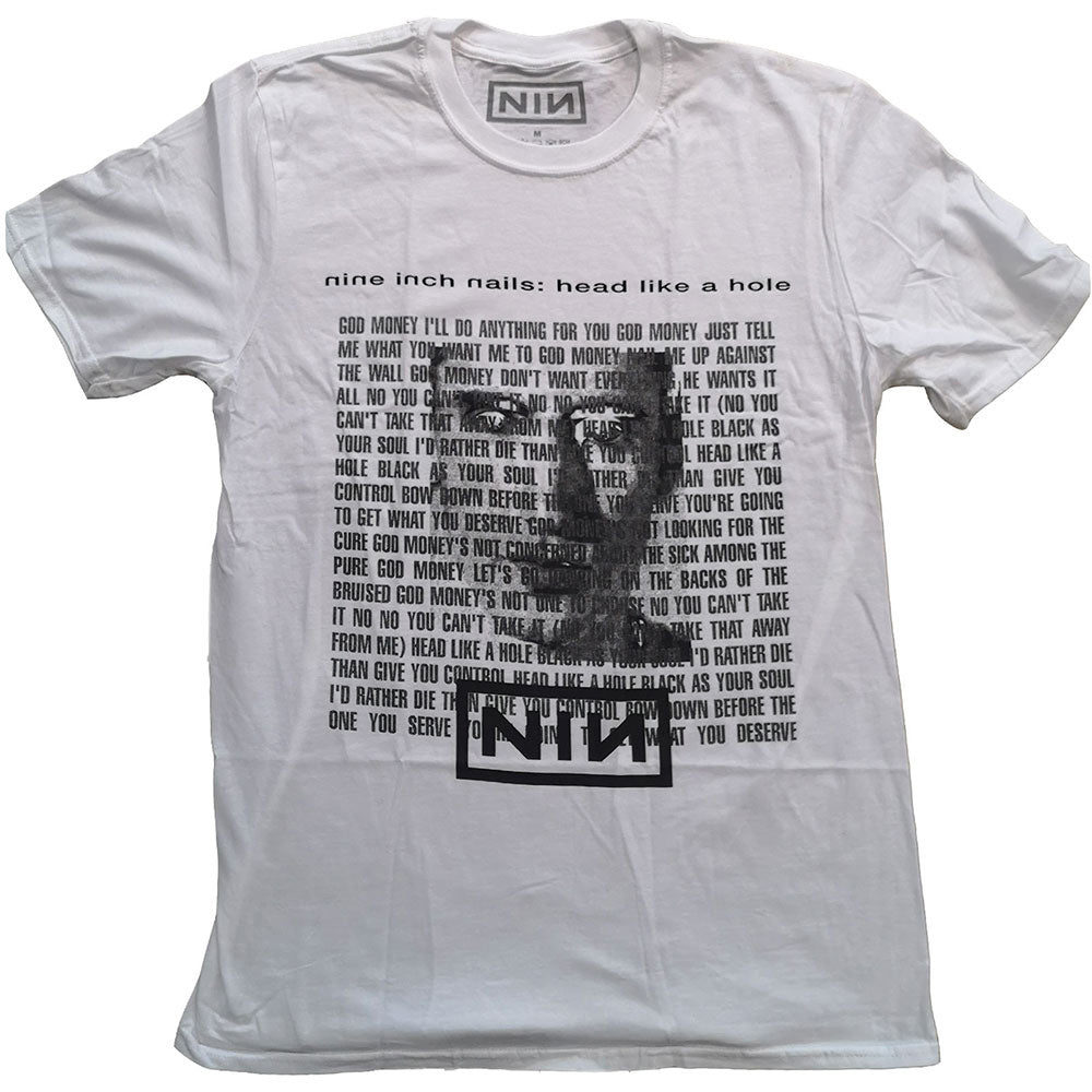 Nine Inch Nails Head Like A Hole T-shirt Front