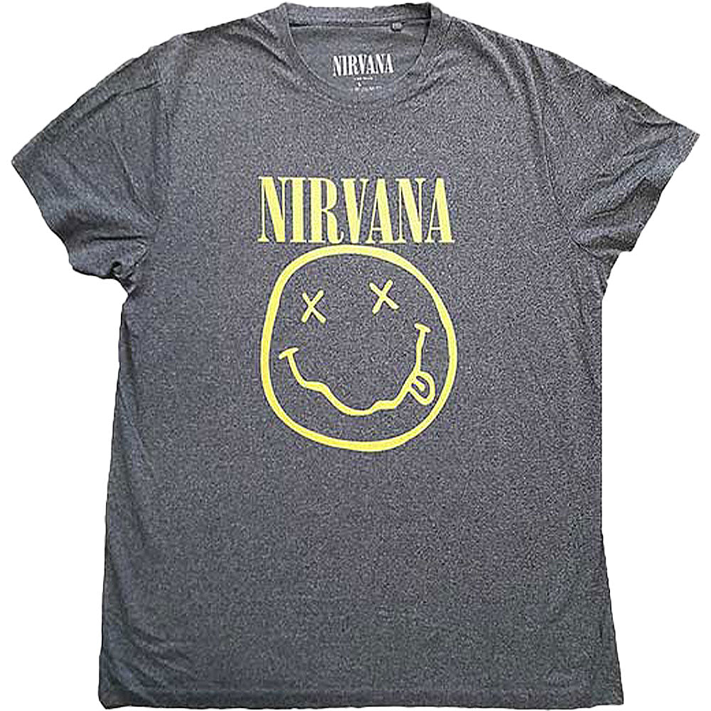 Nirvana Smiley Logo Donna T-Shirt Nero L 100% Cotone Regular - Foto 9
