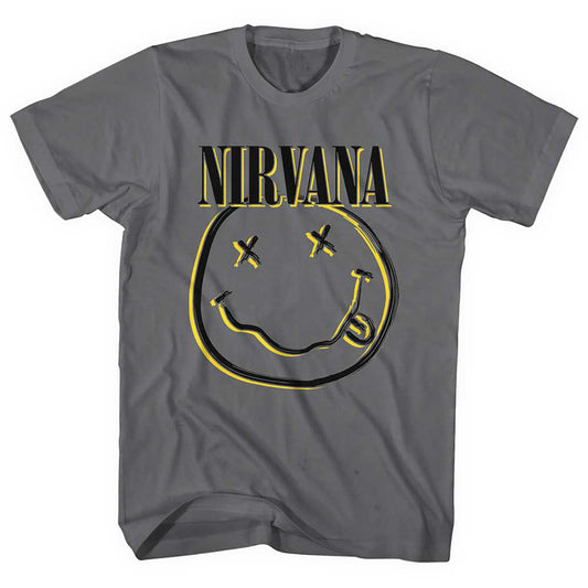 Nirvana Inverse Smiley T-shirt Front