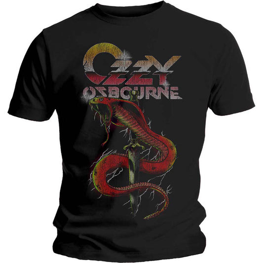 Ozzy Osbourne Vintage Snake T-shirt Front