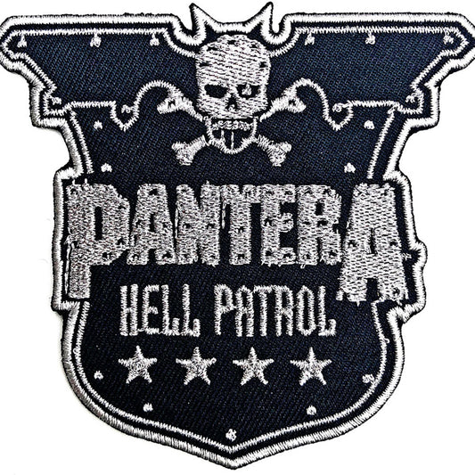 Pantera Hell Petrol Woven Patch Front