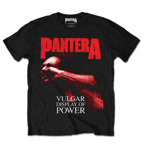 Pantera Red Vulgar T-shirt Front