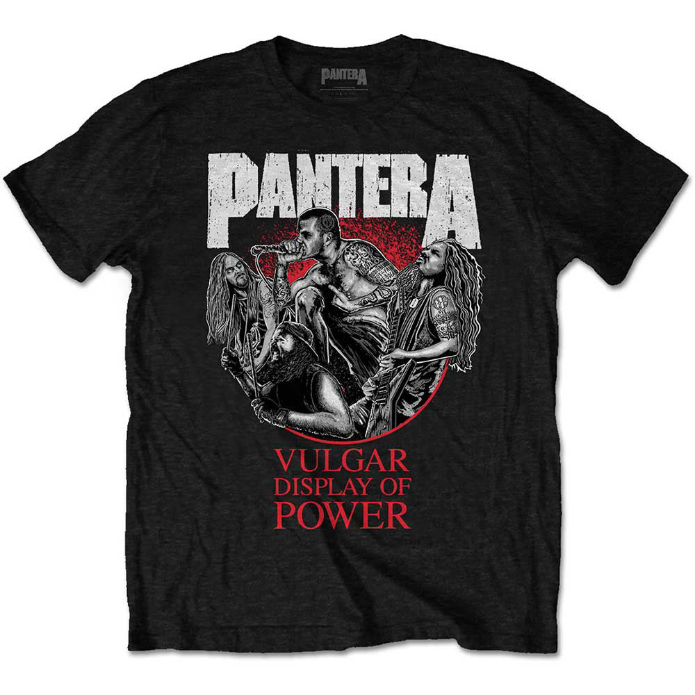 Pantera Vulgar Display Of Power 30th T-shirt Front