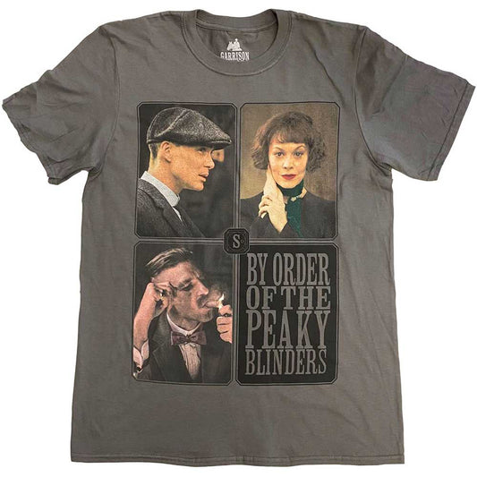 Peaky Blinders Portraits Grid T-shirt Front
