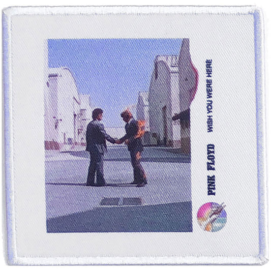 Pink Floyd Wish You Were Here Vinyl Woven Patch Front