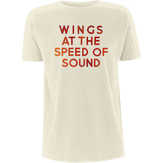 Paul Mccartney Wings At The Speed Of Sound T-shirt Front