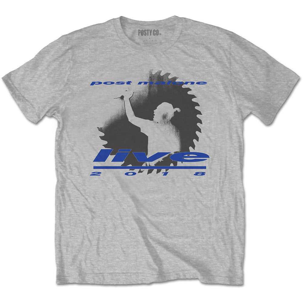 Post Malone Live Saw T-shirt Front