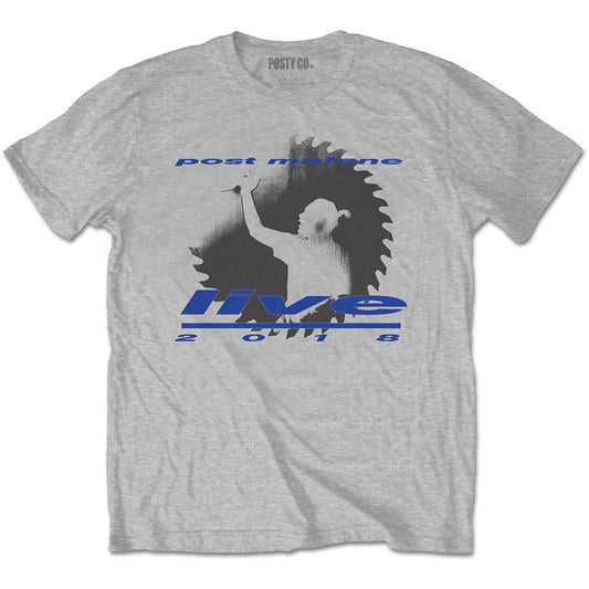 Post Malone Live Saw T-shirt Front