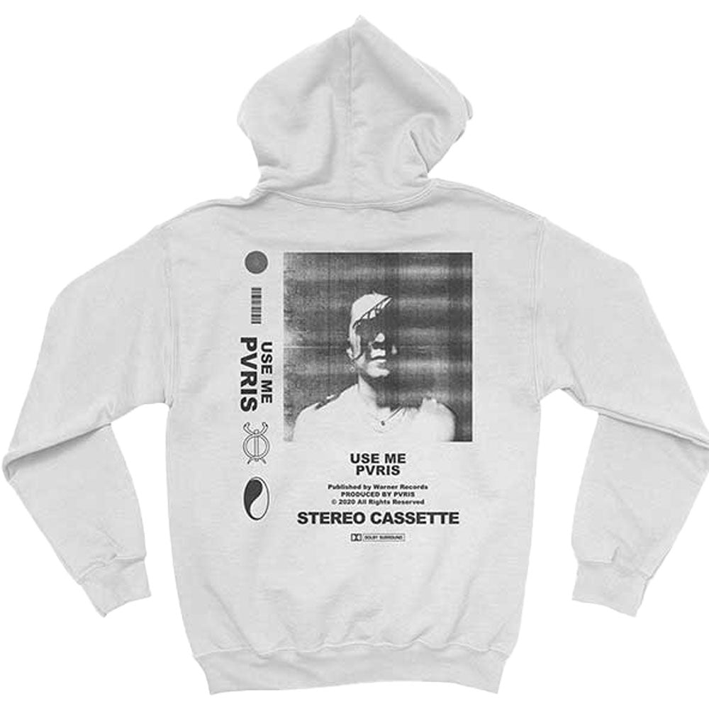 Pvris Use Me Copyright Hooded Sweatshirt Back