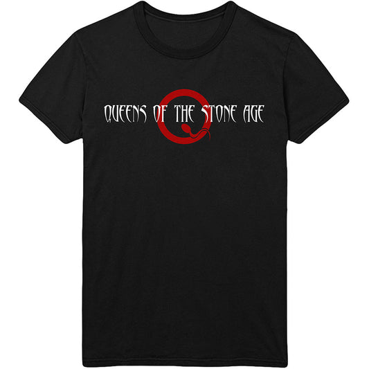 Queens Of The Stone Age Text Logo T-shirt Front