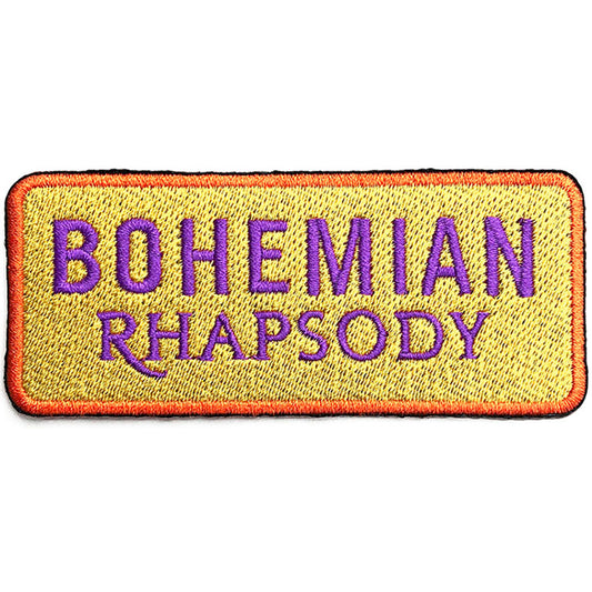 Queen Bohemian Rhapsody Woven Patch Front