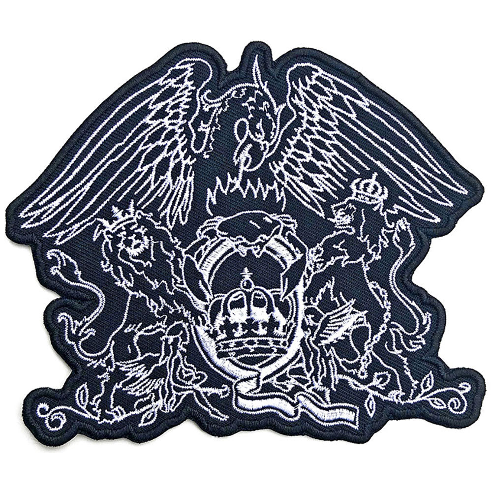Queen Cut-out Crest Woven Patch Front