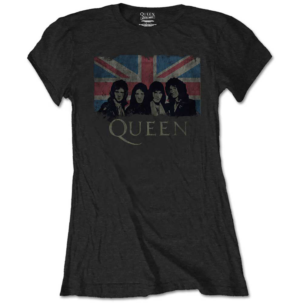 Queen Union Jack Junior Top Front