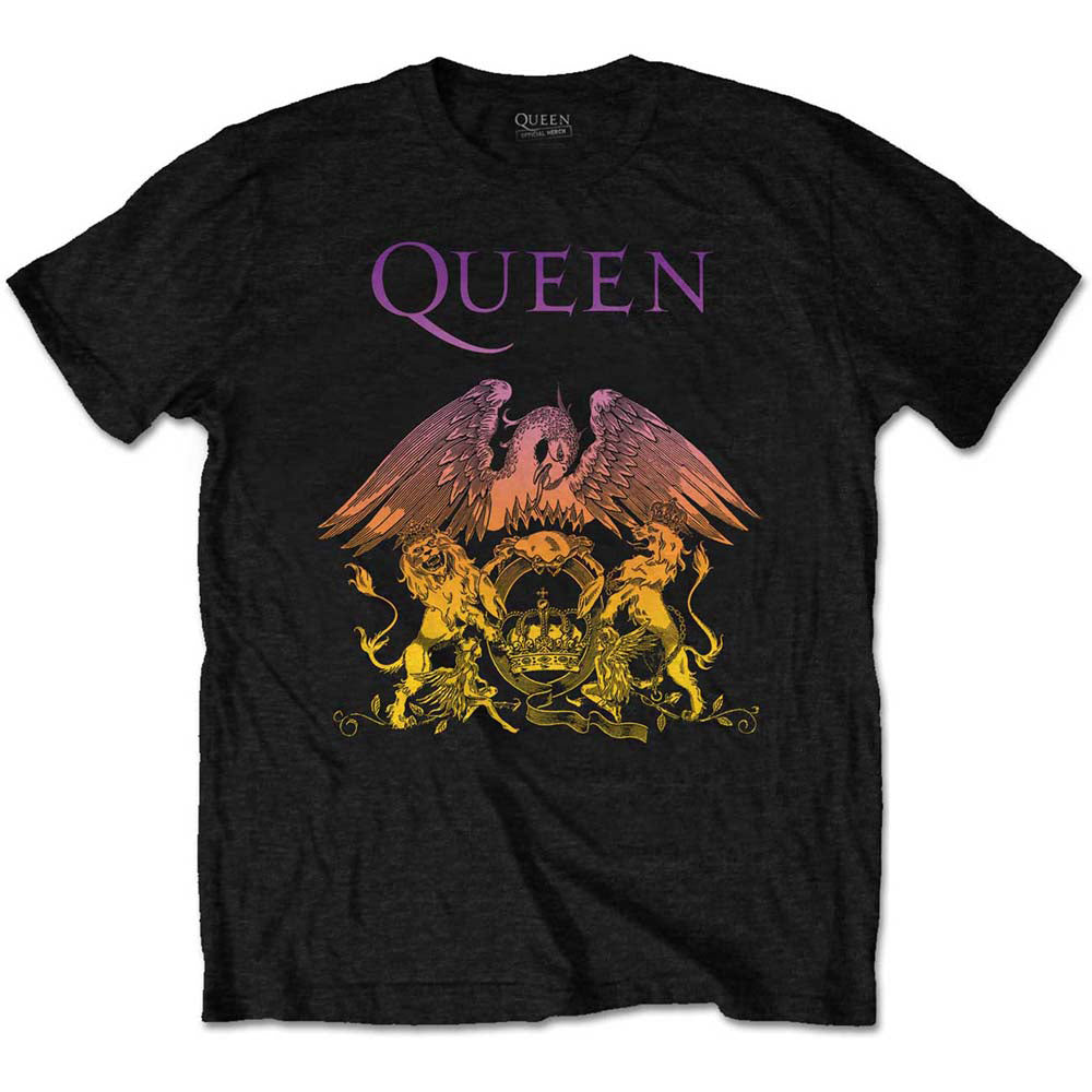 Queen Gradient Crest T-shirt Front
