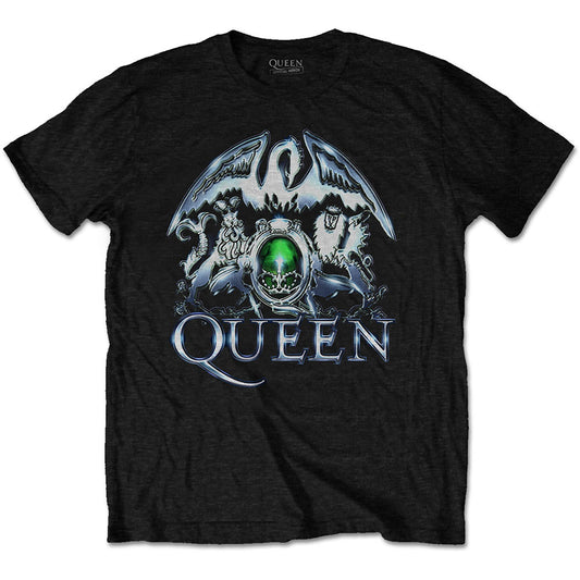 Queen Metal Crest T-shirt Front