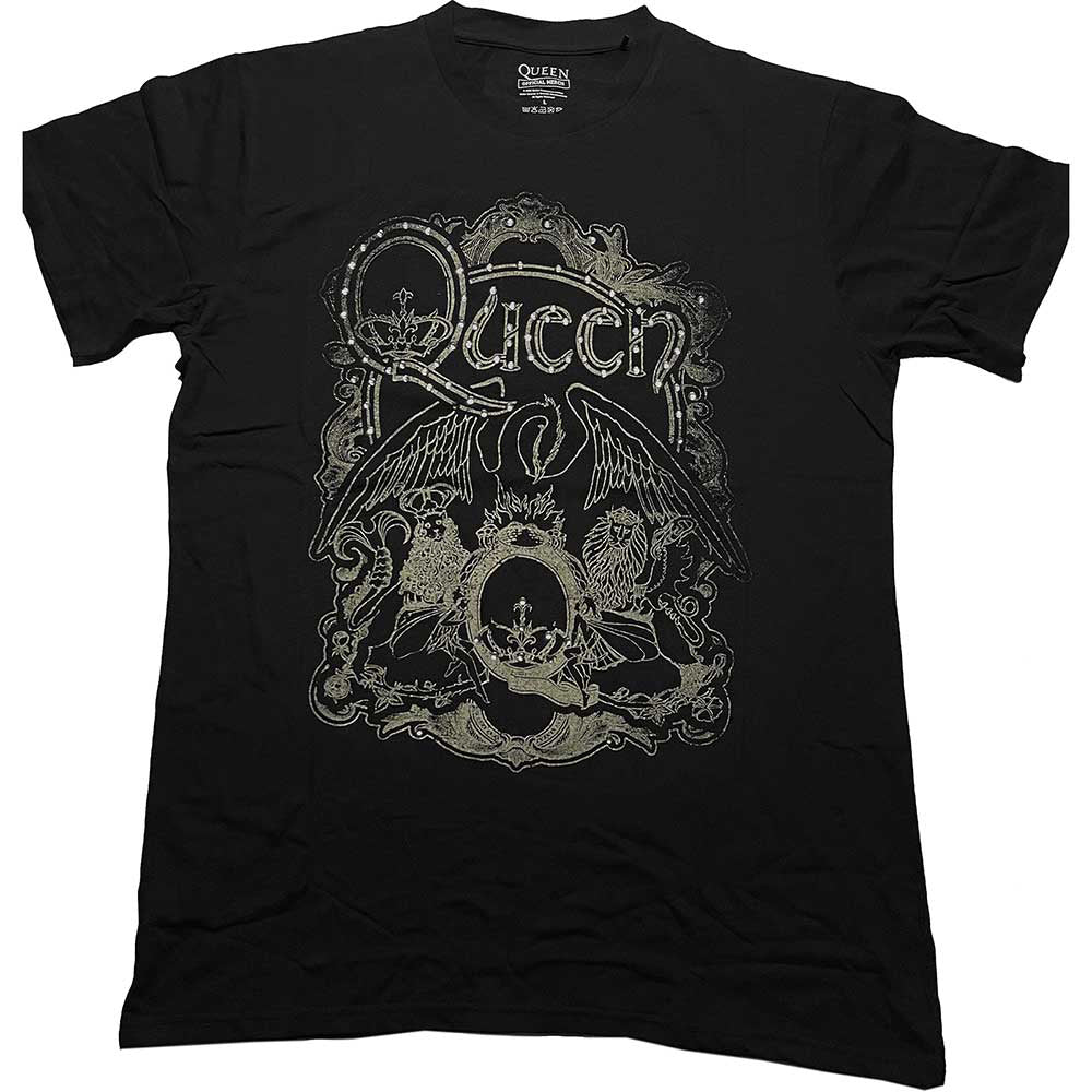 Queen Ornate Crest T-shirt Front