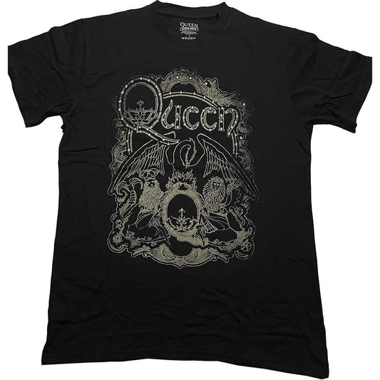 Queen Ornate Crest T-shirt Front