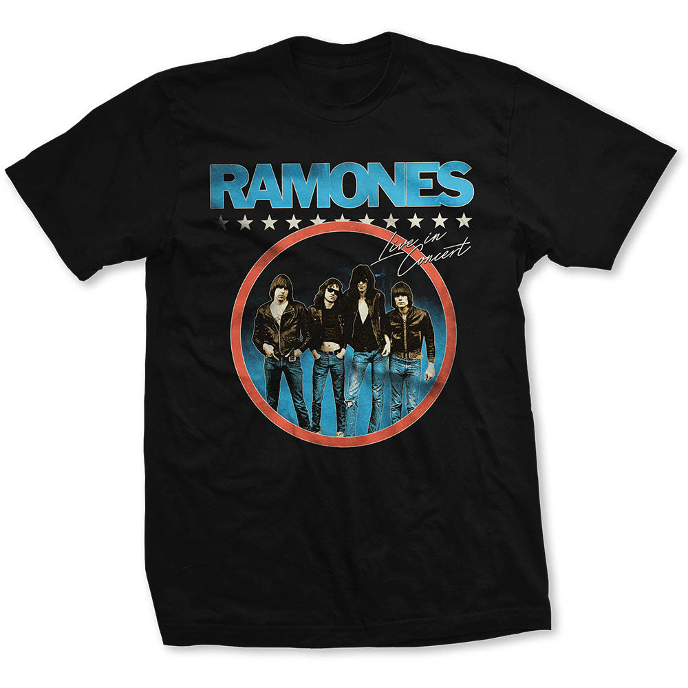 Ramones Circle Photo T-shirt Front