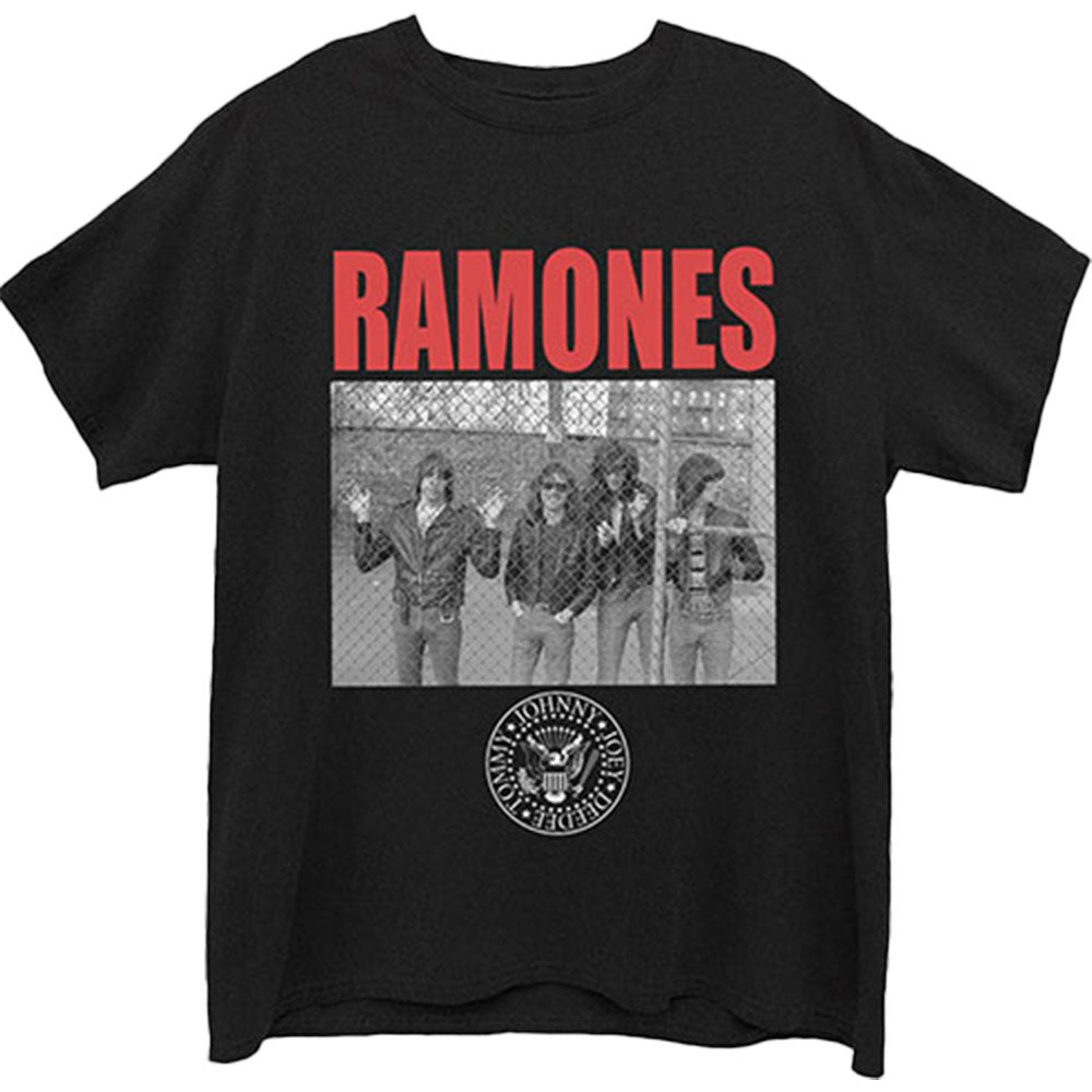 Ramones Cage Photo T-shirt Front